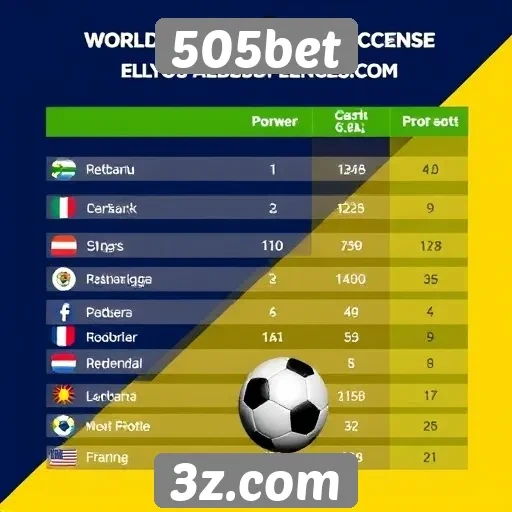 Comparação de odds entre 505bet e concorrentes